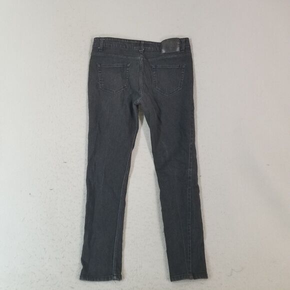 Kayden K. Jeans men's 34x32 skinny straight black stretch denim pants - Picture 6 of 12